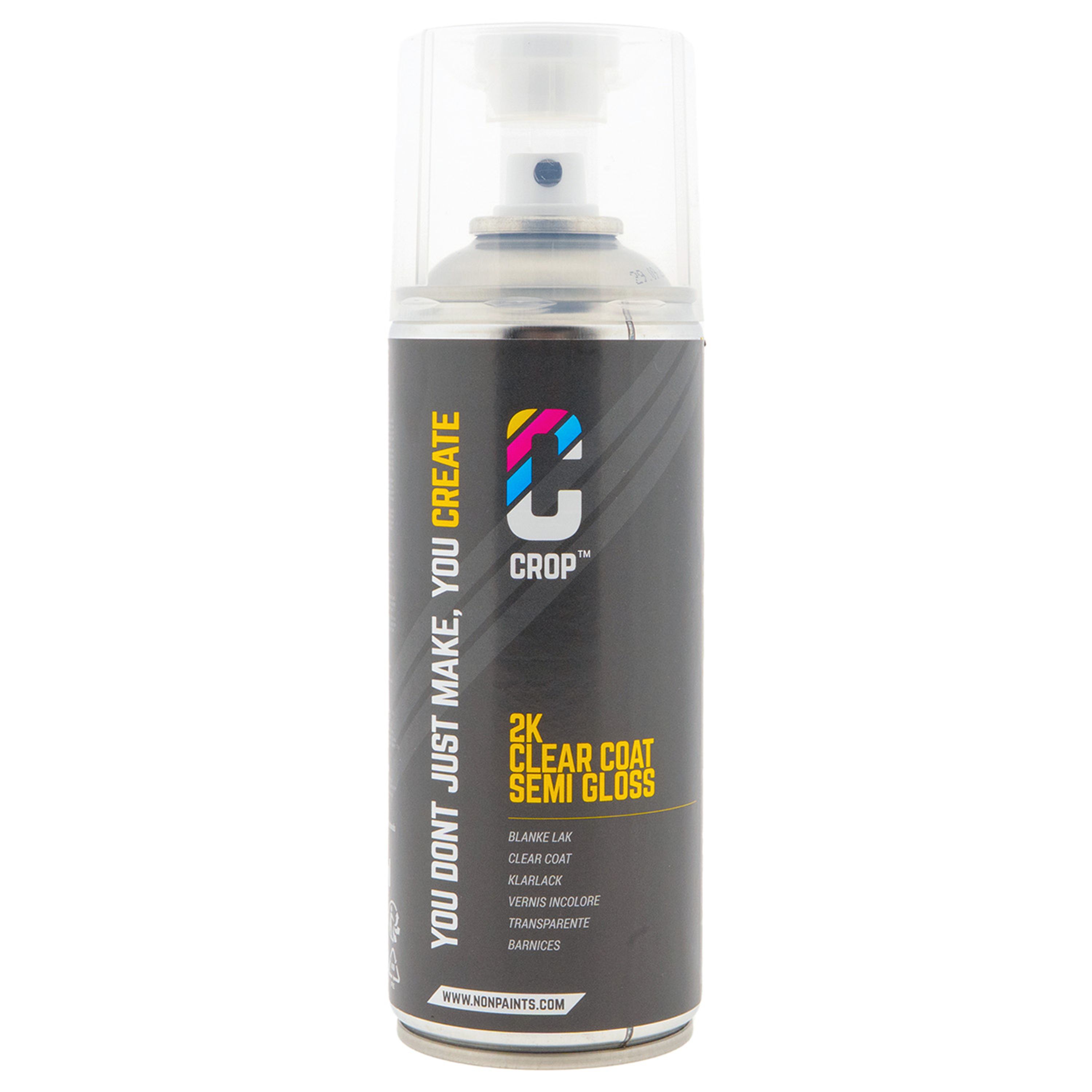 CROP 2K Blanke Lak ZIJDEGLANS spuitbus 400ml - Professional Kopen